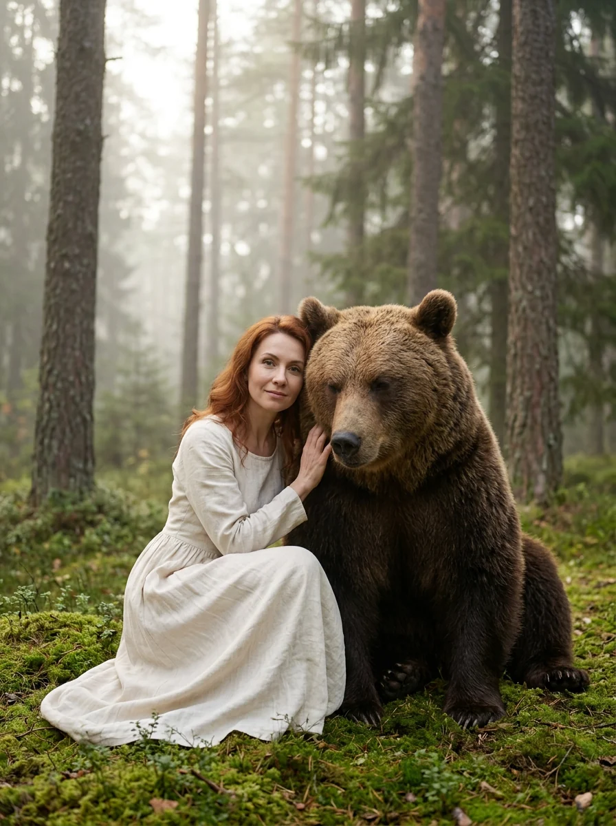 С медведем — пример 1