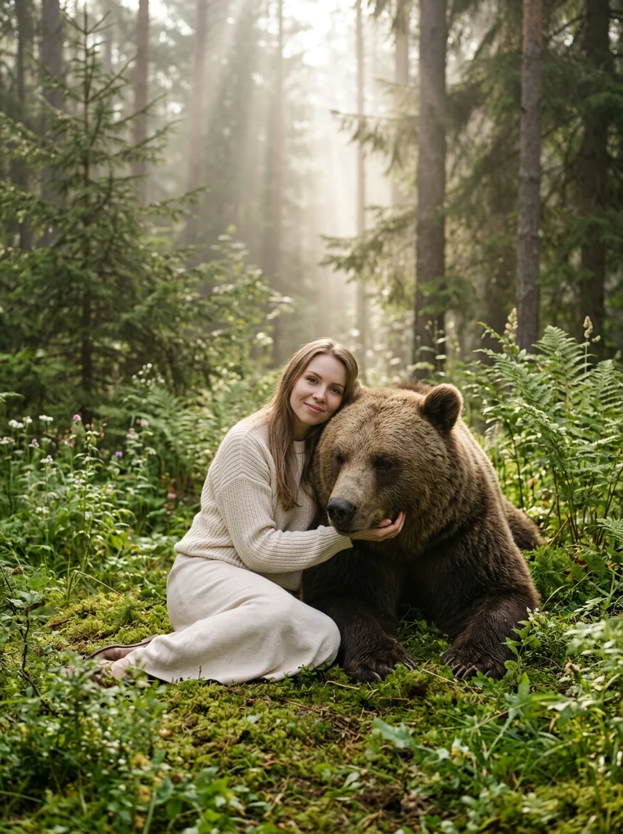 С медведем — пример 3