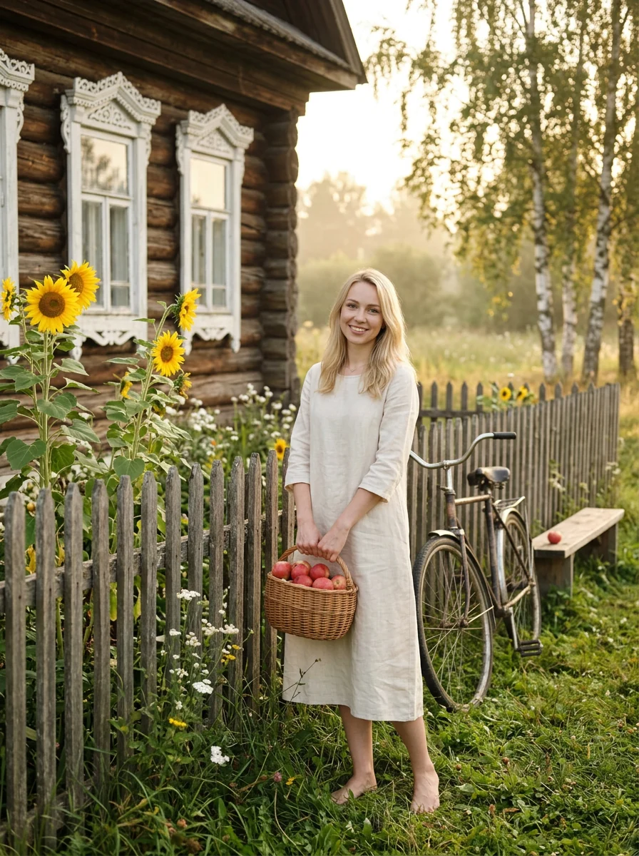 Фотосессия в деревне — пример 1