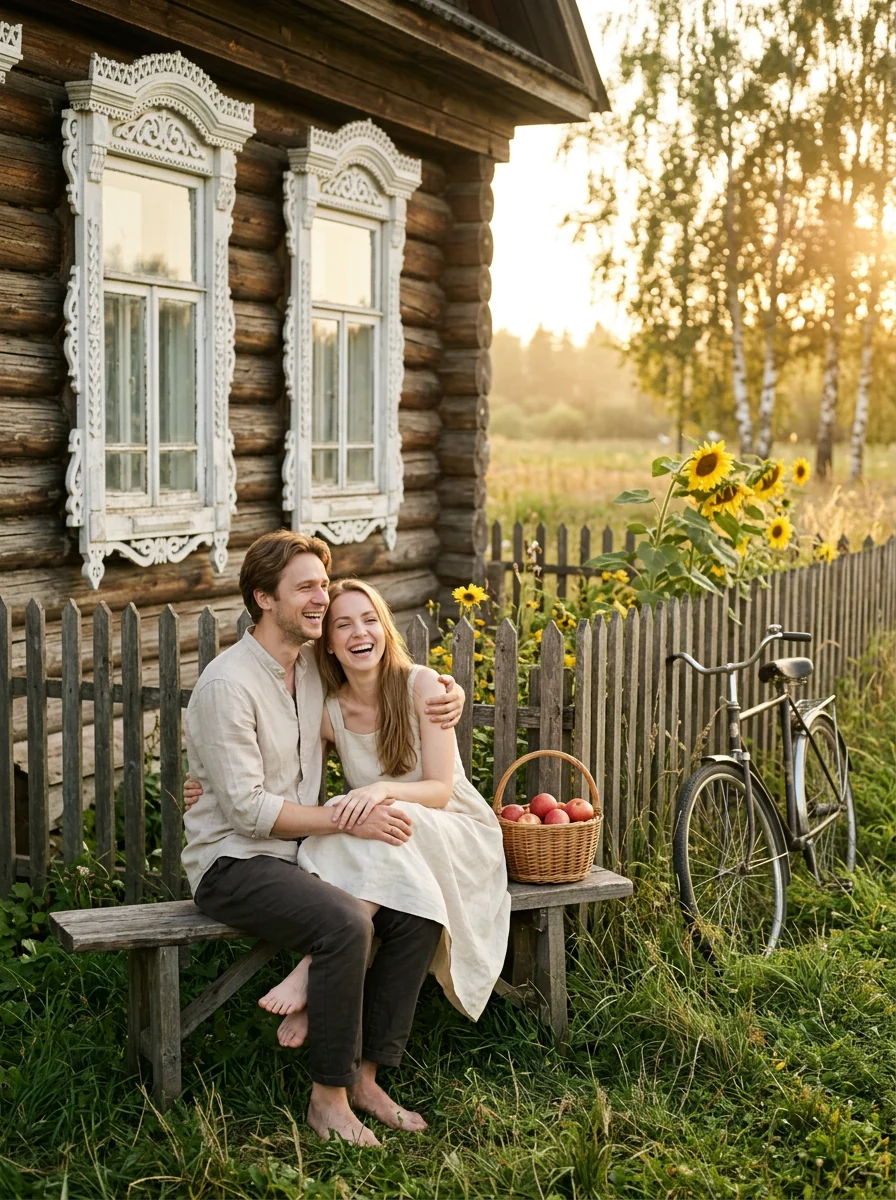 Фотосессия в деревне — пример 2