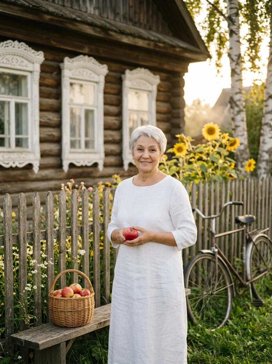 Фотосессия в деревне — пример 3