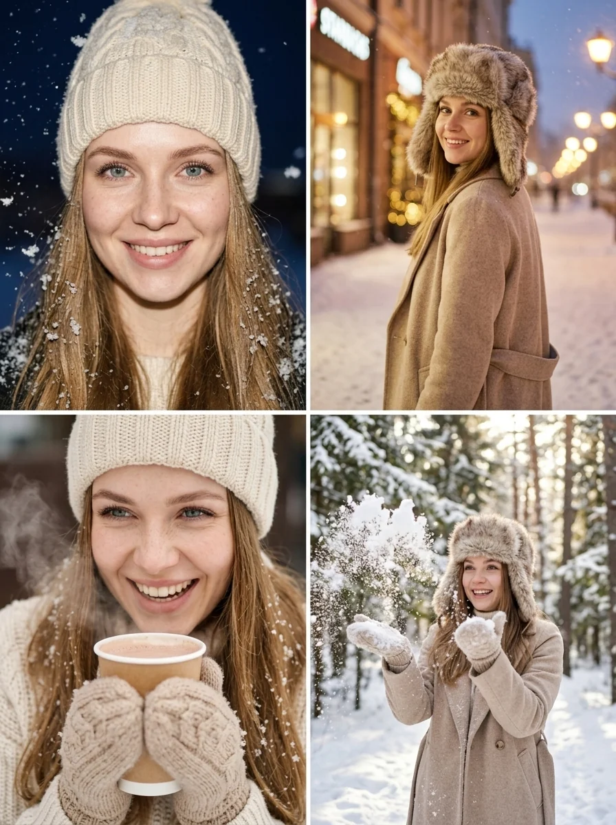 Зимний коллаж